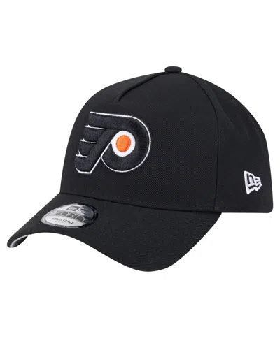 New Era Men's Black Philadelphia Flyers Core A-frame 9forty Adjustable Hat