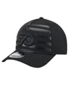 New Era Men's Black Philadelphia Flyers Game Day Stealth Flag 9forty A-frame Adjustable Hat In Black