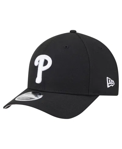 New Era Men's Black Philadelphia Phillies Player Replica 9forty Adjustable Hat