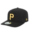 New Era Men's Black Pittsburgh Pirates Team 19twenty Adjustable Hat In Black