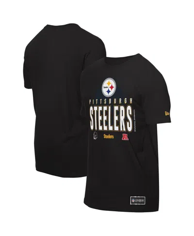 New Era Men's Black Pittsburgh Steelers 2025 Nfl Training Camp T-shirt
