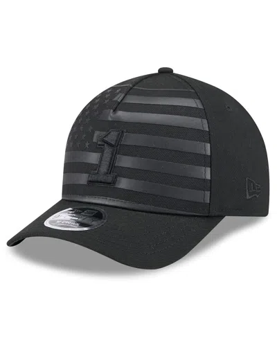New Era Men's Black Ross Chastain American Flag 9forty M-crown A-frame Adjustable Hat