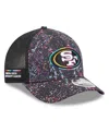 New Era Men's Black San Francisco 49ers 2025 Nfl Crucial Catch 9forty Adjustable Hat In Black