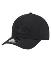 New Era Men's Black San Francisco 49ers Team Collection 9forty M-crown A-frame Adjustable Hat