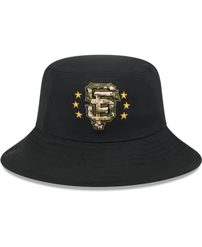 New Era Men's Black San Francisco Giants 2024 Armed Forces Day Bucket Hat