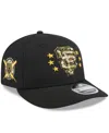 New Era Men's Black San Francisco Giants 2024 Armed Forces Day Low Profile 9fifty Snapback Hat In Black