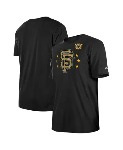 New Era Men's Black San Francisco Giants 2024 Armed Forces Day T-shirt