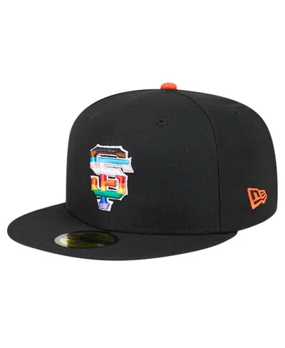 New Era Men's Black San Francisco Giants 2024 Pride On Field 59fifty Fitted Hat