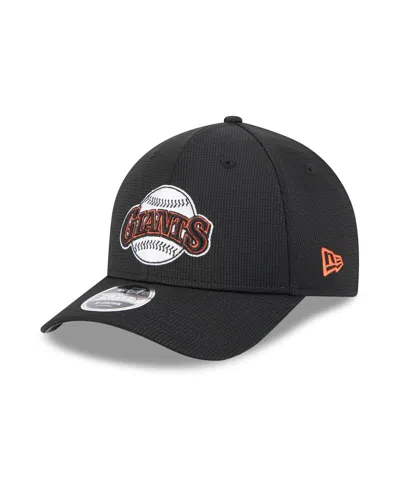 New Era Men's Black San Francisco Giants 2025 Batting Practice 9forty M-crown Adjustable Hat