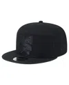 New Era Men's Black Seattle Sounders Fc Canvas 9fifty Snapback Hat