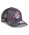 New Era Men's Black Shield Logo 2025 Nfl Crucial Catch 9forty Adjustable Hat In Black