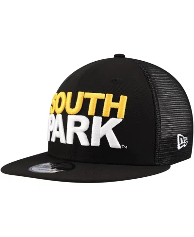 New Era Men's Black South Park 9fifty Snapback Trucker Hat