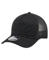 New Era Men's Black St. Louis Cardinals City Initial 9forty A-frame M-crown Adjustable Trucker Hat