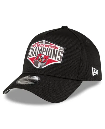 New Era Men's Black Tampa Bay Buccaneers 2024 Nfc South Division Champions Locker Room 9forty A-frame Adjust