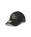 New Era Men's Black Tampa Bay Rays 2024 Armed Forces Day 39thirty Flex Hat In Black