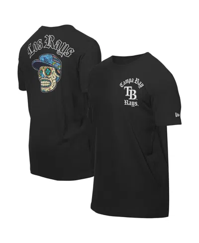 New Era Men's Black Tampa Bay Rays Sugar Skulls T-shirt
