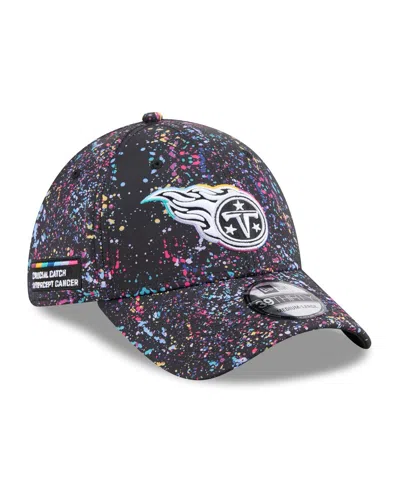 New Era Men's Black Tennessee Titans 2025 Nfl Crucial Catch 39thirty Flex Hat