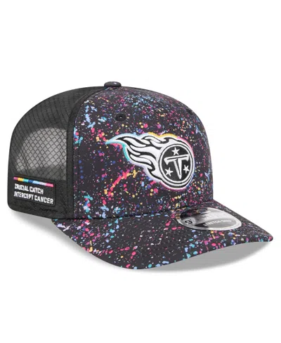 New Era Men's Black Tennessee Titans 2025 Nfl Crucial Catch 9seventy Adjustable Hat