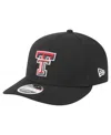 New Era Men's Black Texas Tech Red Raiders Low Profile 9fifty Snapback Hat