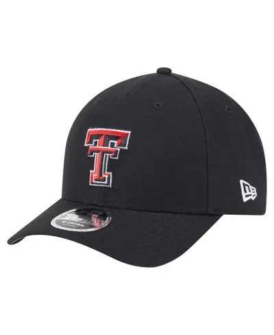 New Era Men's Black Texas Tech Red Raiders Team Collective 9forty M-crown Adjustable Hat