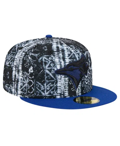New Era Men's Black Toronto Blue Jays Sands 59fifty Fitted Hat