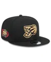 New Era Men's Black Toronto Raptors 2024/25 City Edition Alternate 9fifty Snapback Hat In Black