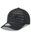 New Era Men's Black Tyler Reddick American Flag 9forty M-crown A-frame Adjustable Hat In Black