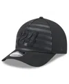 New Era Men's Black William Byron American Flag 9forty M-crown A-frame Adjustable Hat In Black