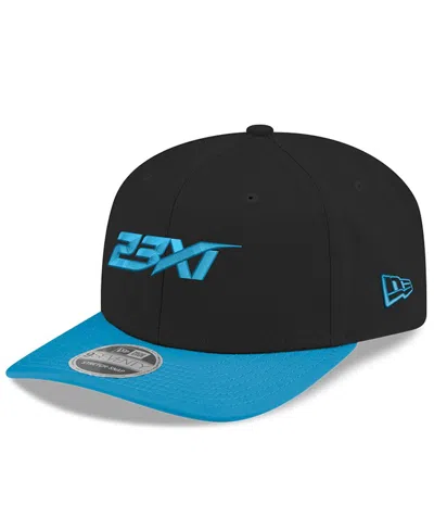 New Era Men's Black/blue 23xi Racing 9seventy Team Adjustable Hat