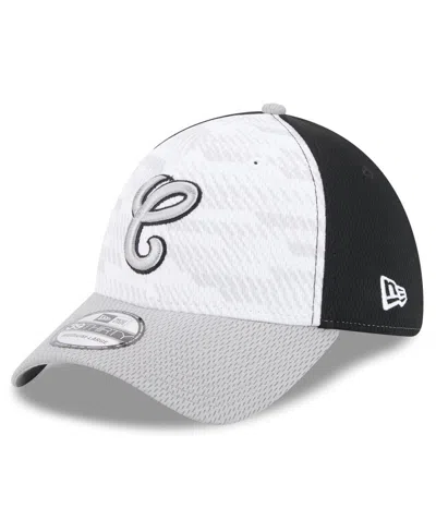 New Era Men's Black/gray Chicago White Sox 2025 Mlb Clubhouse 39thirty Flex Hat In Black,gray
