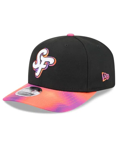 New Era Men's Black/orange San Francisco Giants 2025 City Connect 9seventy Adjustable Hat