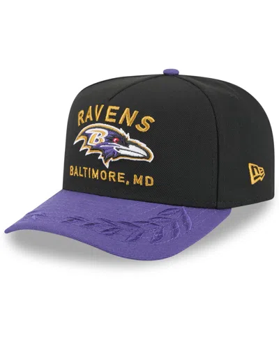 New Era Men's Black/purple Baltimo…