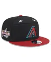 New Era Men's Black/red Arizona Diamondbacks 2025 Mlb All-star Game Side Patch 9fifty Snapback Hat