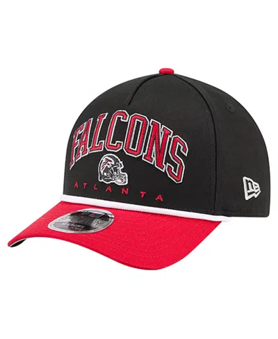 New Era Men's Black/red Atlanta Falcons Arch 9forty A-frame Adjustable Hat In Multi