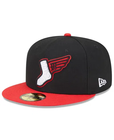 New Era Men's Black/red Chicago White Sox 2025 City Connect Alternate 59fifty Fitted Hat In Multi