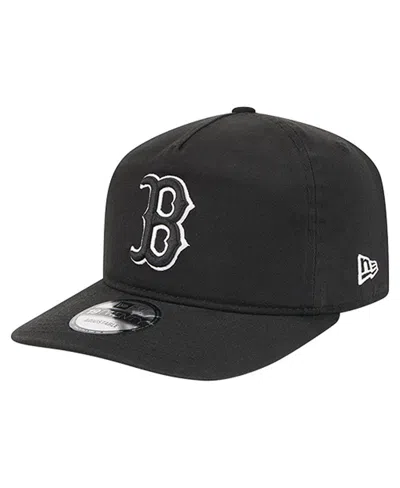 New Era Men's Black/white Boston Red Sox 19twenty Adjustable Hat In Blue