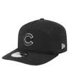 New Era Men's Black/white Chicago Cubs 19twenty Adjustable Hat In Blue