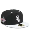 New Era Men's Black/white Chicago White Sox 2025 Mlb All-star Game Side Patch 59fifty Fitted Hat