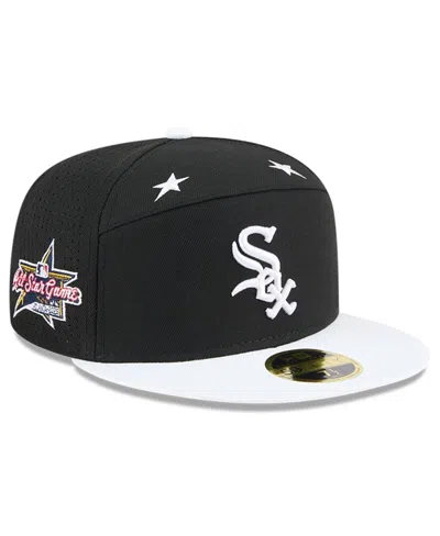 New Era Men's Black/white Chicago White Sox 2025 Mlb All-star Game Side Patch 59fifty Fitted Hat In Multi