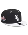 New Era Men's Black/white Chicago White Sox 2025 Mlb All-star Game Side Patch 9fifty Snapback Hat In Black
