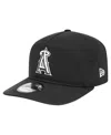 New Era Men's Black/white Los Angeles Angels 19twenty Adjustable Hat In Brown