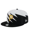 NEW ERA MEN'S BLACK/WHITE PITTSBURGH PIRATES JAGGED 9FIFTY SNAPBACK HAT