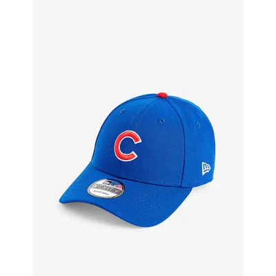 New Era Mens Blue 9forty Chicago Cubs Woven Cap