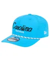 New Era Men's Blue Carolina Panthers Script 9seventy Adjustable Hat In Blue