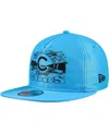 New Era Men's Blue Chicago Cubs Neon Golfer Snapback Hat In Blue