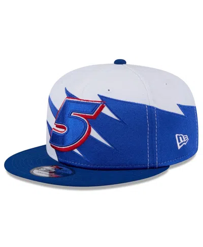 New Era Men's Blue Kyle Larson Jagged 9fifty Snapback Hat