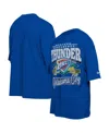New Era Men's Blue Oklahoma City Thunder Distressed Sport Classics T-shirt In Blue