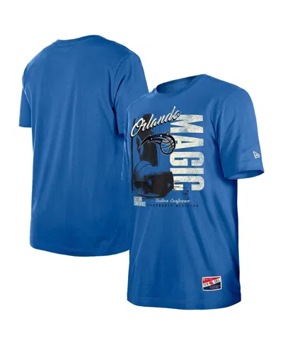 New Era Men's Blue Orlando Magic Distressed Throwback Vintage Color Pack T-shirt