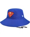 New Era Men's Blue Superman Bucket Hat In Blue
