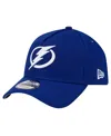 New Era Men's Blue Tampa Bay Lightning Core A-frame 9forty Adjustable Hat In Blue